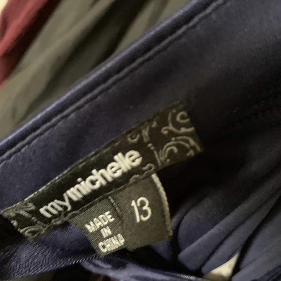 Navy blue formal dress - Picture 3 of 7